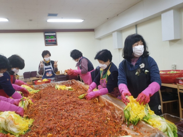 교회김장 및 사회봉사